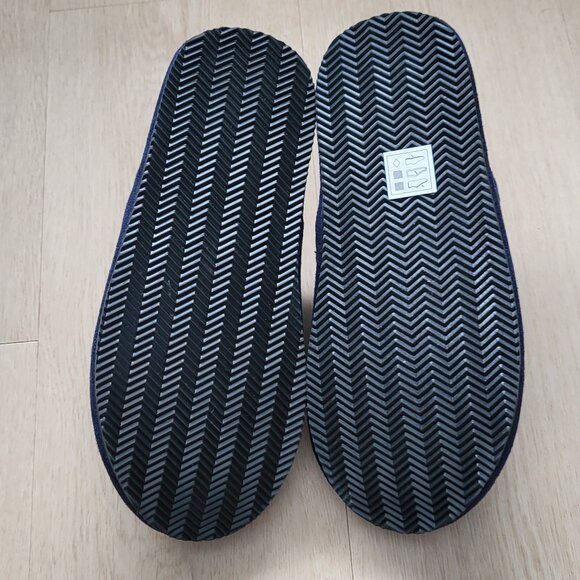 NWOT Polo Ralph Lauren Men's Navy Blue Klarence Slippers Size 7 - Picture 5 of 5